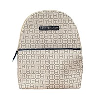 Tommy Hilfiger Mochila Mujer Monogram Crema